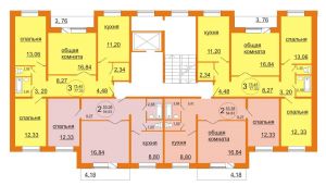 Жилой комплекс_Гранд_Планировка квартир_Караульная2_1очередь