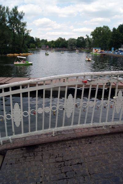 Голицынский пруд в Парке Горького