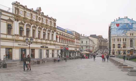 Старинная улица Кузнецкий мост. Мещанский район