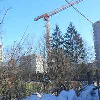 Строительство на улице Мичурина