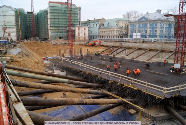 Полянка 44 - уникальный строящийся проект многофункционального назначения в центре Москвы.