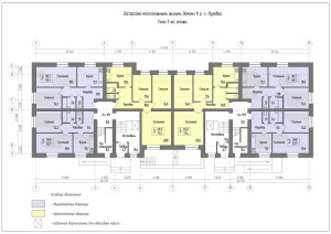 План жилых домов (площадка 1 - 1/10 по генплану