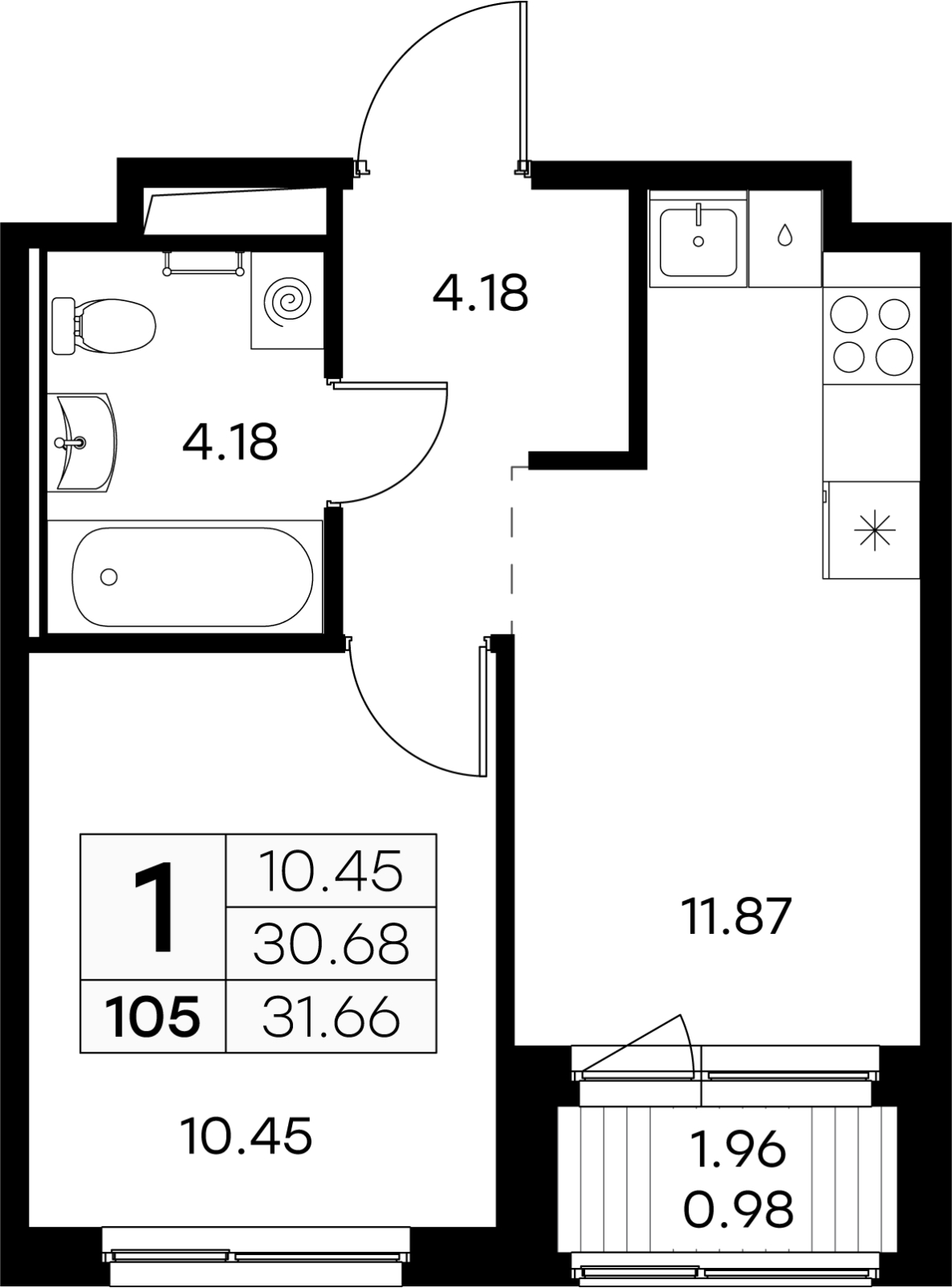 5-комнатная квартира в ЖК Долина Сетунь на 3 этаже в 1 секции. Дом сдан.