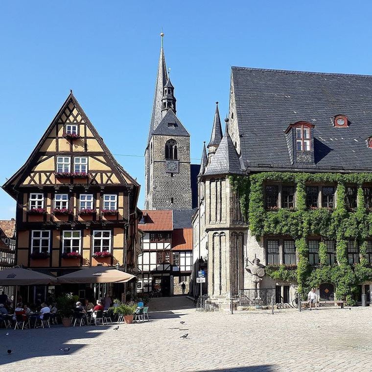 Красивые деревни и маленькие города Германии: Кведлинбург 