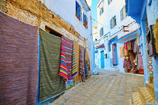 Красивый синий Медина Шефшауэн, Марокко — стоковое фото