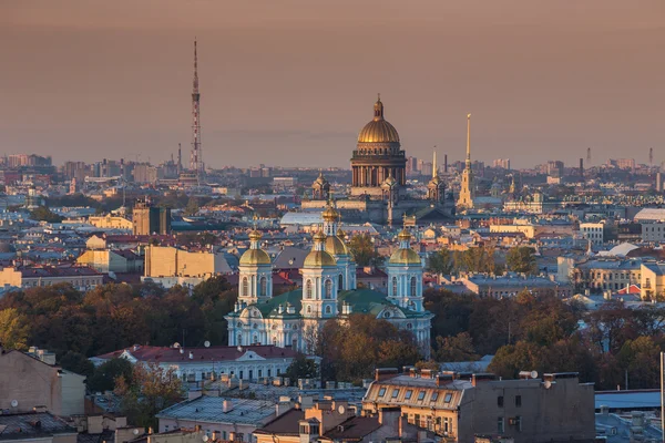 Панорамный вид на город Санкт-Петербург — стоковое фото
