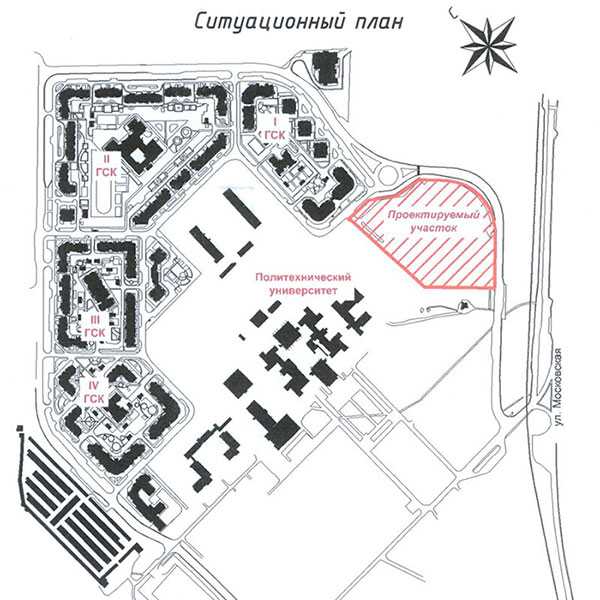 План застройки мкр университет