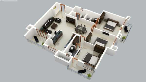 План 4 комнатной квартиры